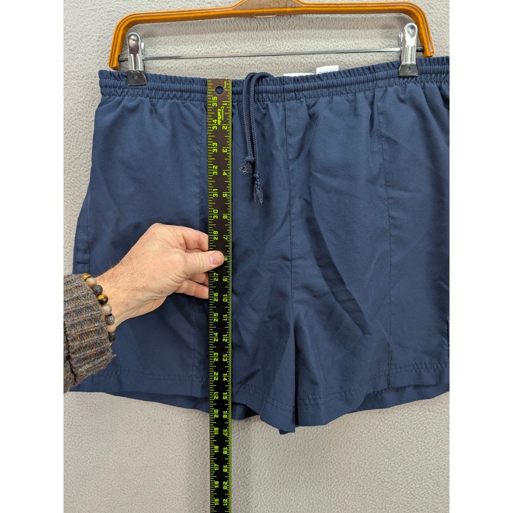 Fila Vintage Athletic Shorts Men's Size M Embroidered Logo Navy Blue Hong Kong - Picture 10 of 13